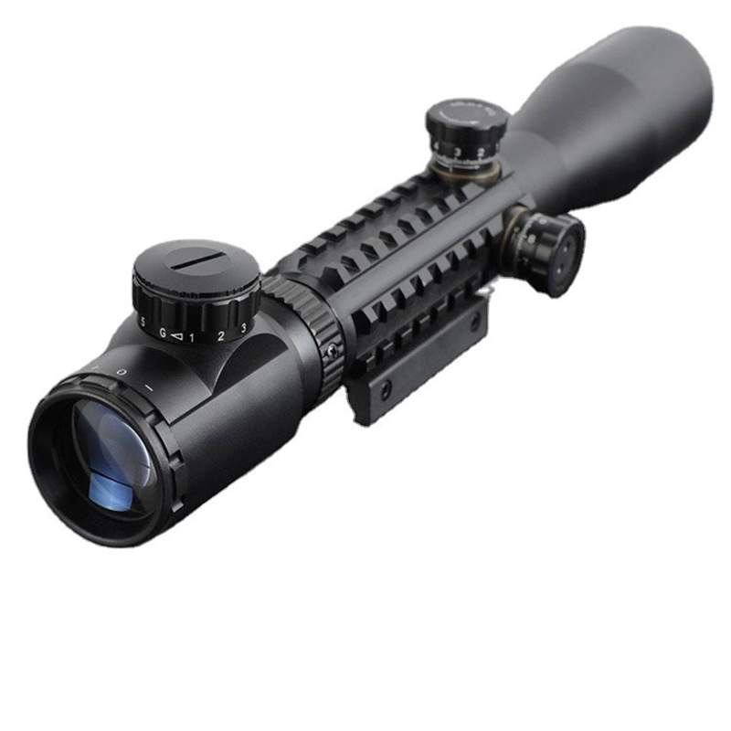3-9x40 Menerangi Hijau Red Dot Berburu Optik Sight Shooting Taktis Riflescope Airsoft Lingkup dengan Gratis 11mm atau 20mm Gunung
