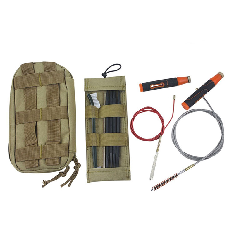 Kabeh ing One Deluxe Aluminium Case Gun Cleaning Kit karo Reresik Rampung lan piranti Gunsmith