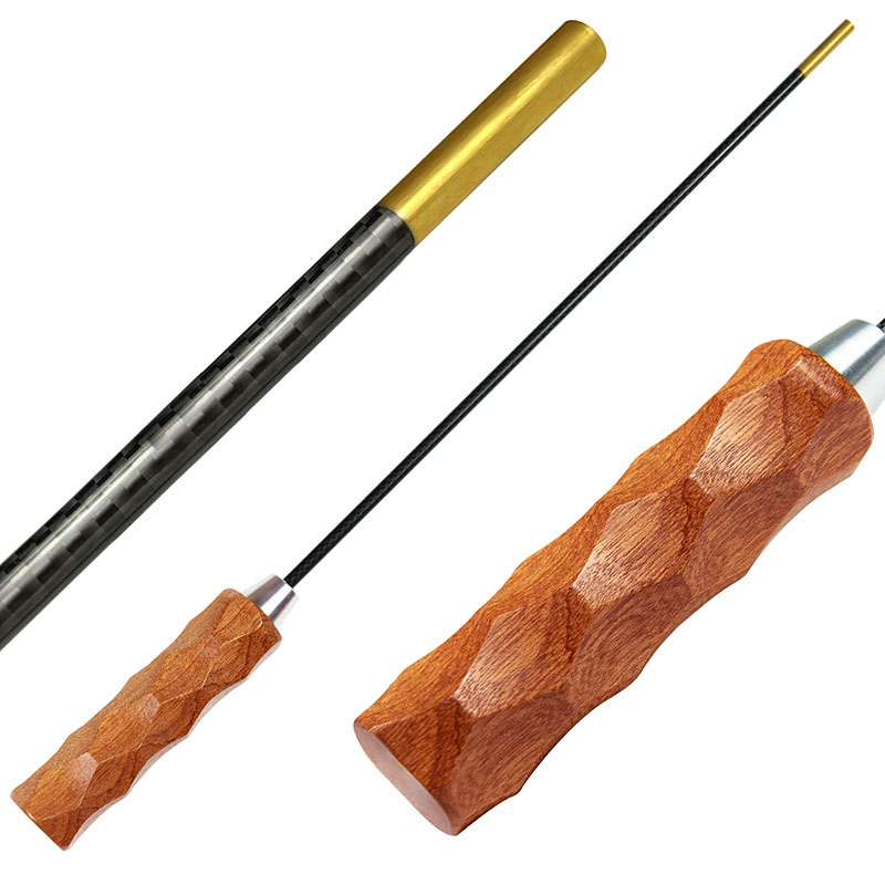 Carbon fiber gun cleaning stick super kayu gagang pistol bedhil shotgun