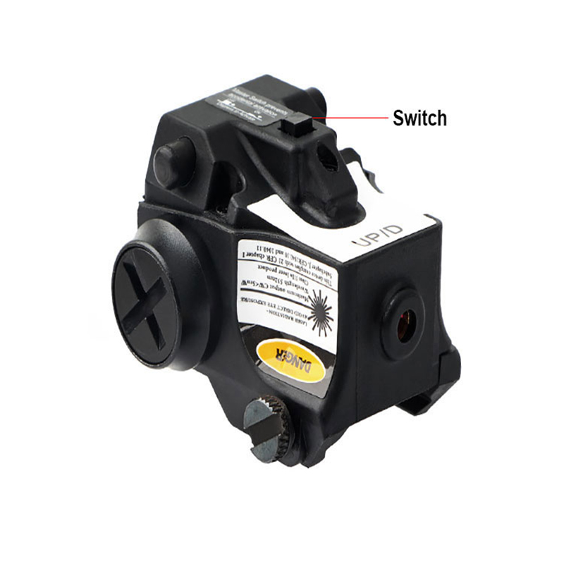 Kompak Ultralight 635-650nm Red Laser Sight Pistol Airsoft Senjata Bertujuan Laser untuk Glock Self Defense Gun