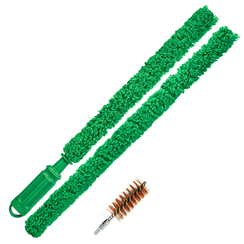 Reresik shotgun serat Flocking (sintetis) pengin karo gagang sing nyaman. 12/16Ga, utawa 20Ga. Paket 2 pcs, panjang kerja 930mm.