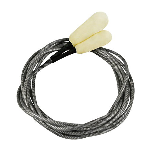 Busa swab karo kabel dawa becik kanggo narik liwat airgun tong minyak reresik cepet, 4.5mm utawa .223/5.56mm.