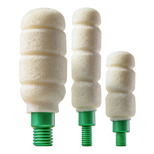 Gun reresik busa sikat, Barrel Cleaning Swabs, .177cal. --- 12Ga.