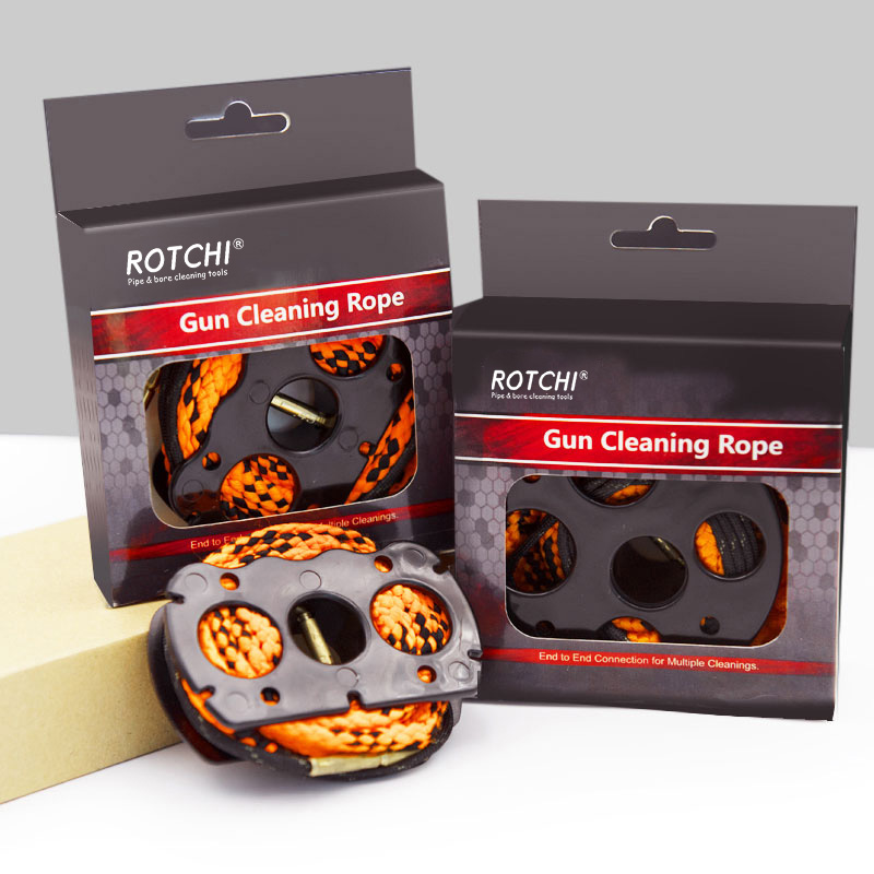 Gun Cleaning Kit Narik liwat Cleaner Bore Snake Rope Gun Cleaner Brush Kit .223/5.56mm 9mm 7.62mm lan Kabeh Gun