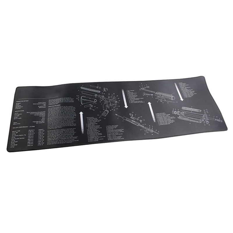 Gun Cleaning Mat kanggo Long Gun