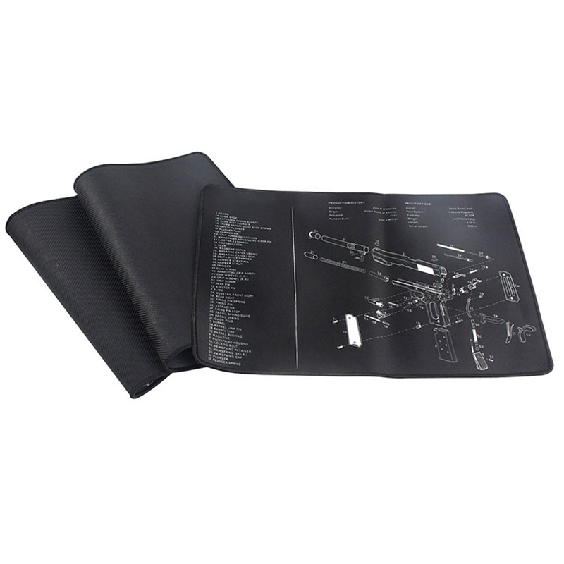 Gun Cleaning Mat kanggo Pistol utawa Hand Gun