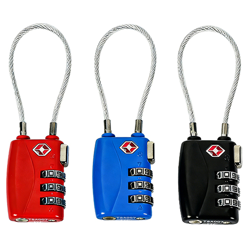 Gun tampilan kunci kabel aman