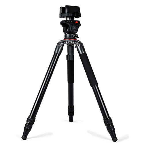 Aluminium Tripod, Gunung Tahan Buta, cocog kanggo mburu, njupuk, lan kegiatan ruangan