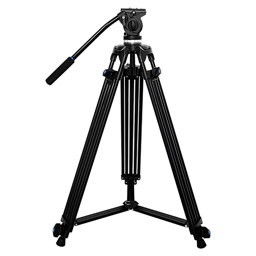 Aluminium tripod, pigura sing awet, sikil sing luwes, cocog kanggo mburu, njupuk, lan operasi bebas tangan ruangan