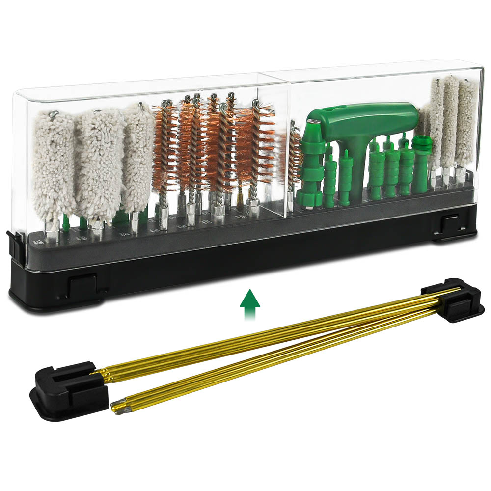 OEM ODM Universal Gun Cleaning Kit Aksesoris Profesional Universal Supplies Kanggo Kabeh Guns Cleaning Kit