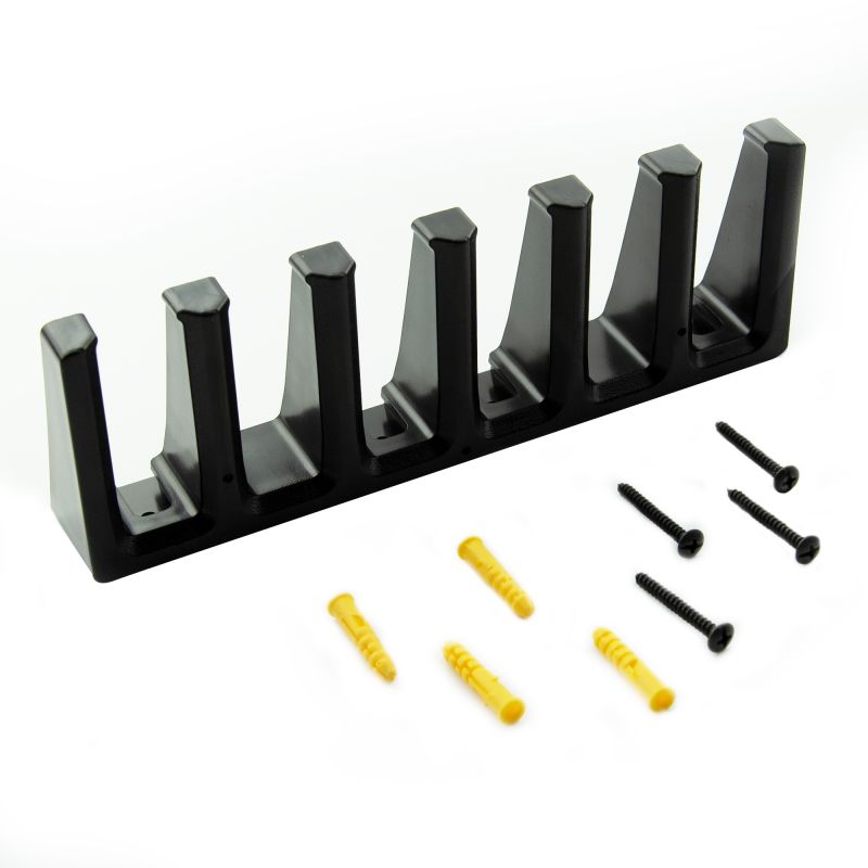Solid ABS Wall Mount Magazine Holder Storage Rack kanggo 6xPMAG