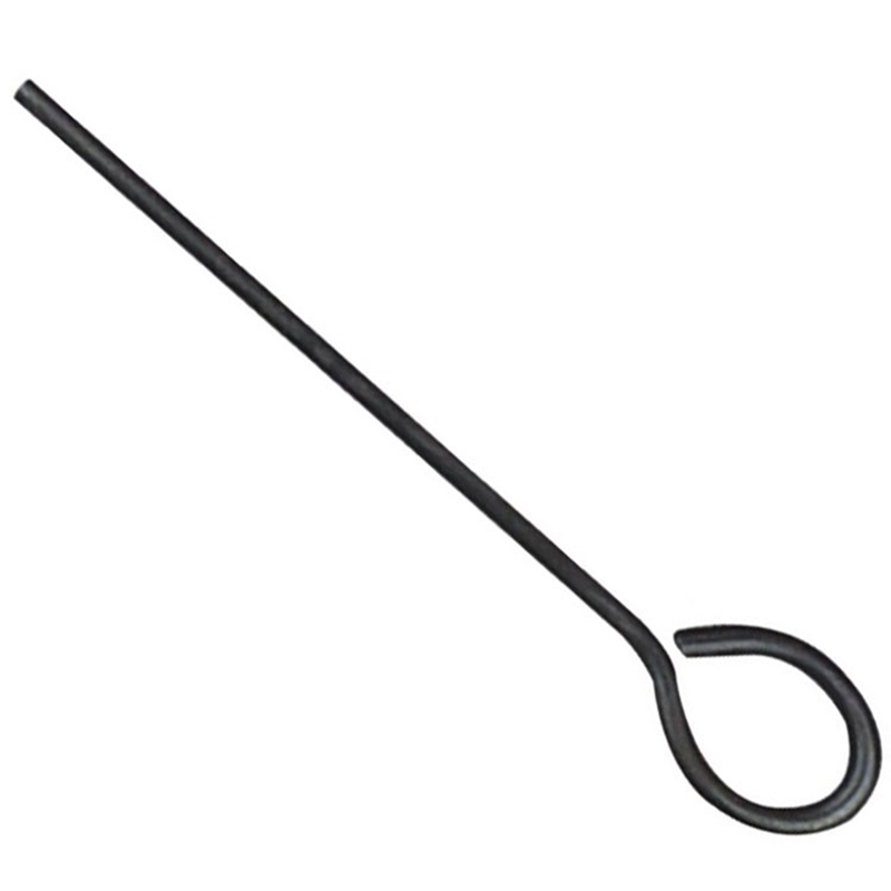 Stee bungkus reresik rod nganggo gagang dering kanggo genggem