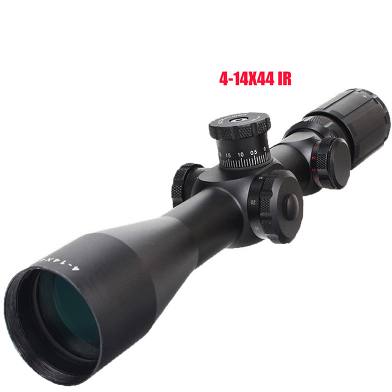 Taktis 4-14x44 Lingkup Air Gun Shooting Lingkup Berburu Riflescope Peralatan Berburu Lingkup Senapan Jarak Jauh