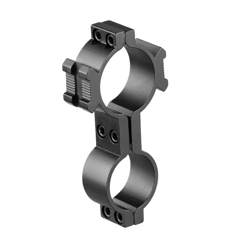 Taktis Universal Dual Ring kanggo Senter Kanthi Sisih Base Mount