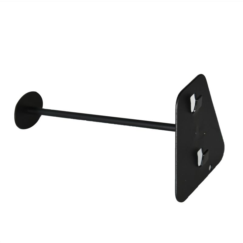 Pancing Utilitas Mathuk kanggo Plates.Display Perferated Showing Hook Hard Steel Anti Rust Blacked